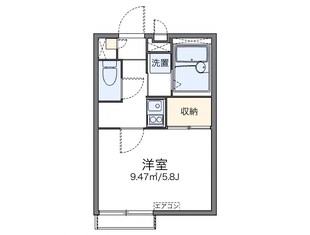 レオパレス虹の物件間取画像